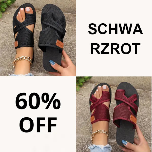 š„Letzter Tag der Aktion 70% RABATTš„ Damen Bequeme Atmungsaktive Mesh Flip-Flops