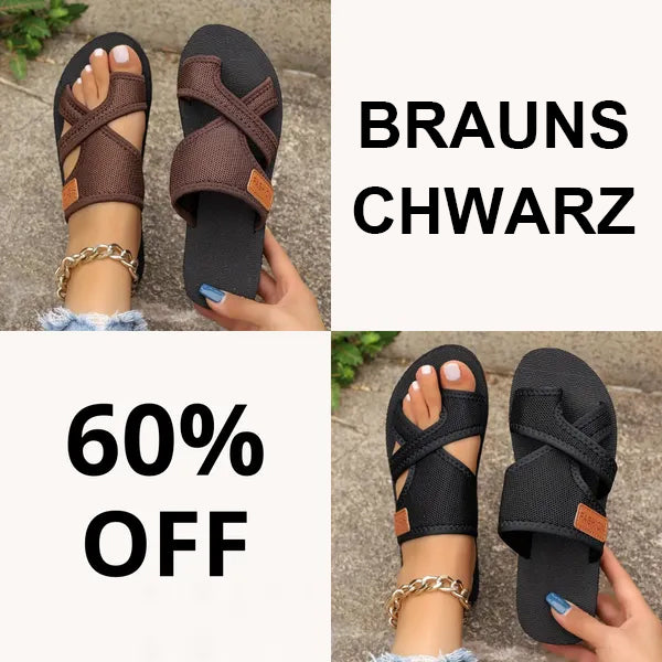 š„Letzter Tag der Aktion 70% RABATTš„ Damen Bequeme Atmungsaktive Mesh Flip-Flops