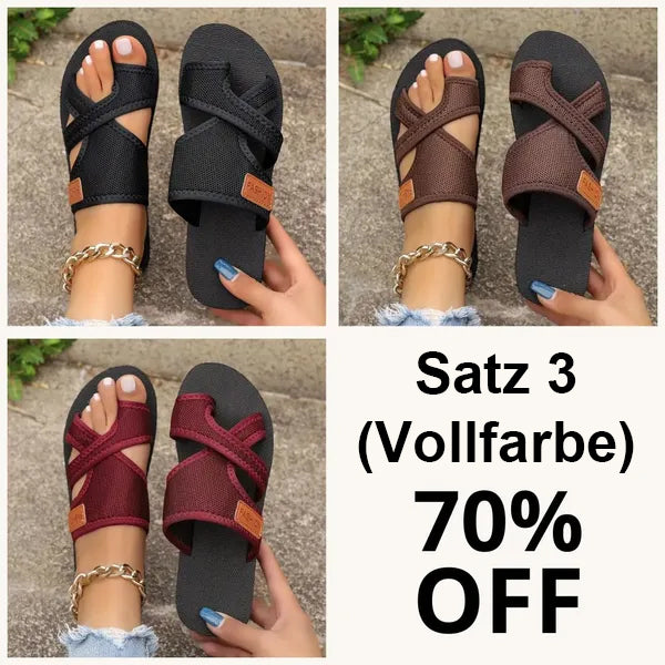 š„Letzter Tag der Aktion 70% RABATTš„ Damen Bequeme Atmungsaktive Mesh Flip-Flops
