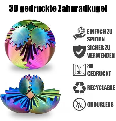 JEREMYTIS™-⚙️Das Steampunk Wirbelnde Wunder Fidget (Zahnball)