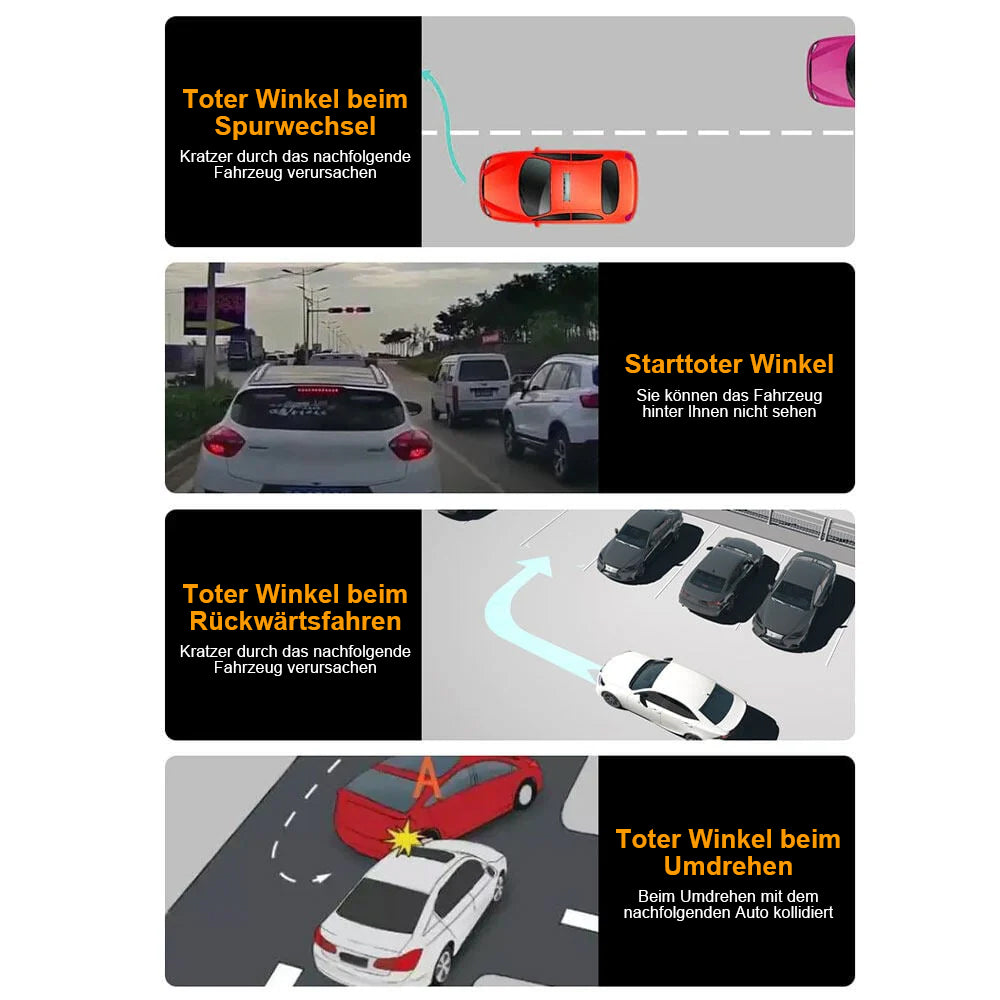 Saugnapf-Auto-Konvex-Blind-Spot-Spiegel (1 Set / 2 Stück)