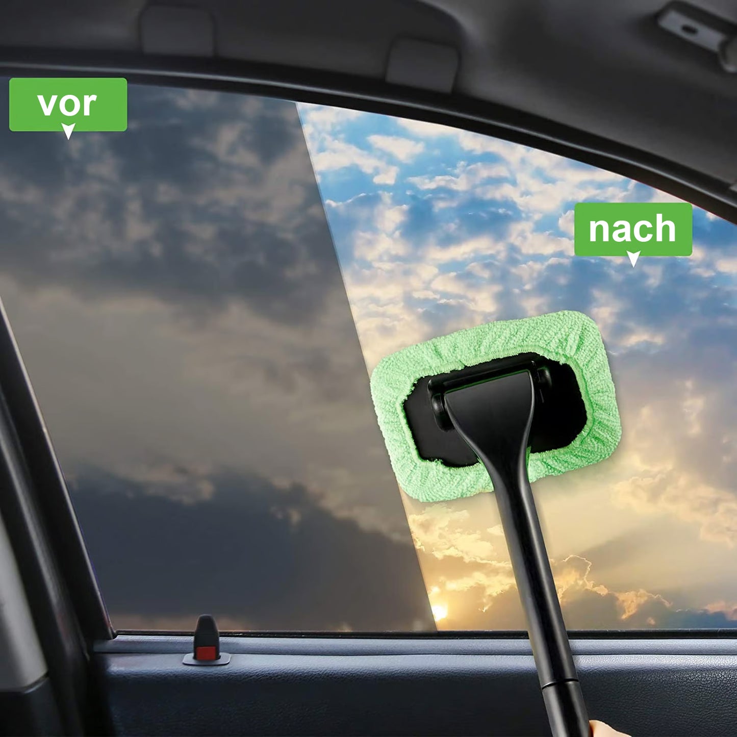 🔥Mikrofasertuch-Autowindschutzscheibenreinigungswerkzeug
