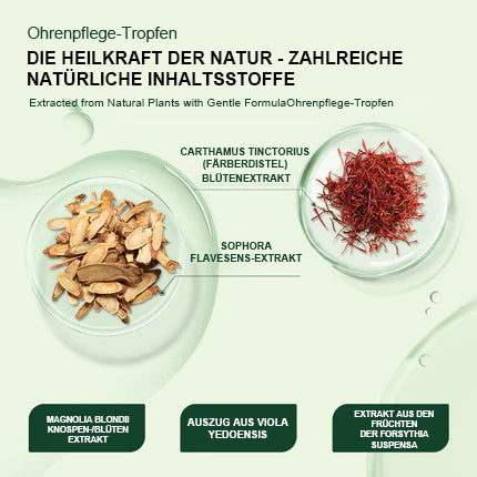 FDA-Zertifizierung | Ohrpflege-Tropfen – Pflanzliche Formel