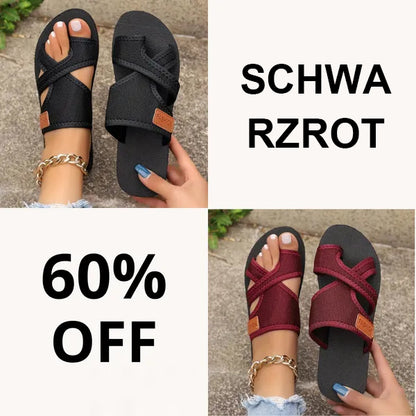 🔥Letzter Tag der Aktion 70% RABATT🔥 Damen Bequeme Atmungsaktive Mesh Flip-Flops