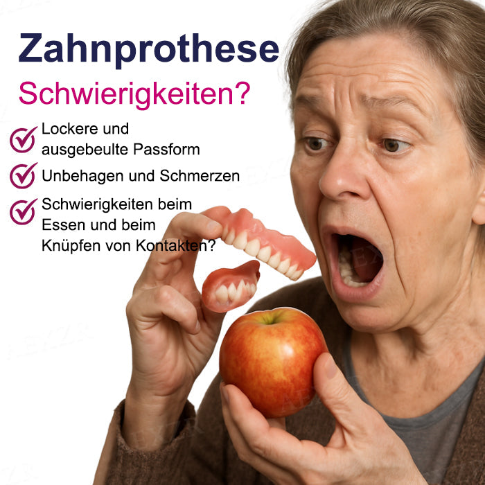 JEREMYTIS™ Thermoplastisches Haftmittel für Zahnprothesen