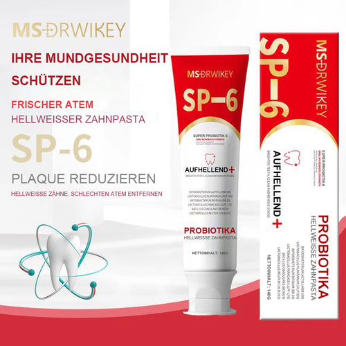 ⏰Super Probiotic-6 Zahnpasta mit 6 Probiotika zur Balance der oralen Mikrobiota