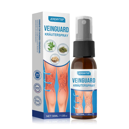 JEREMYTIS® VeinGuard Kräuterspray - ✅ Beseitigen Sie Krampfadern in nur 7 Tagen!