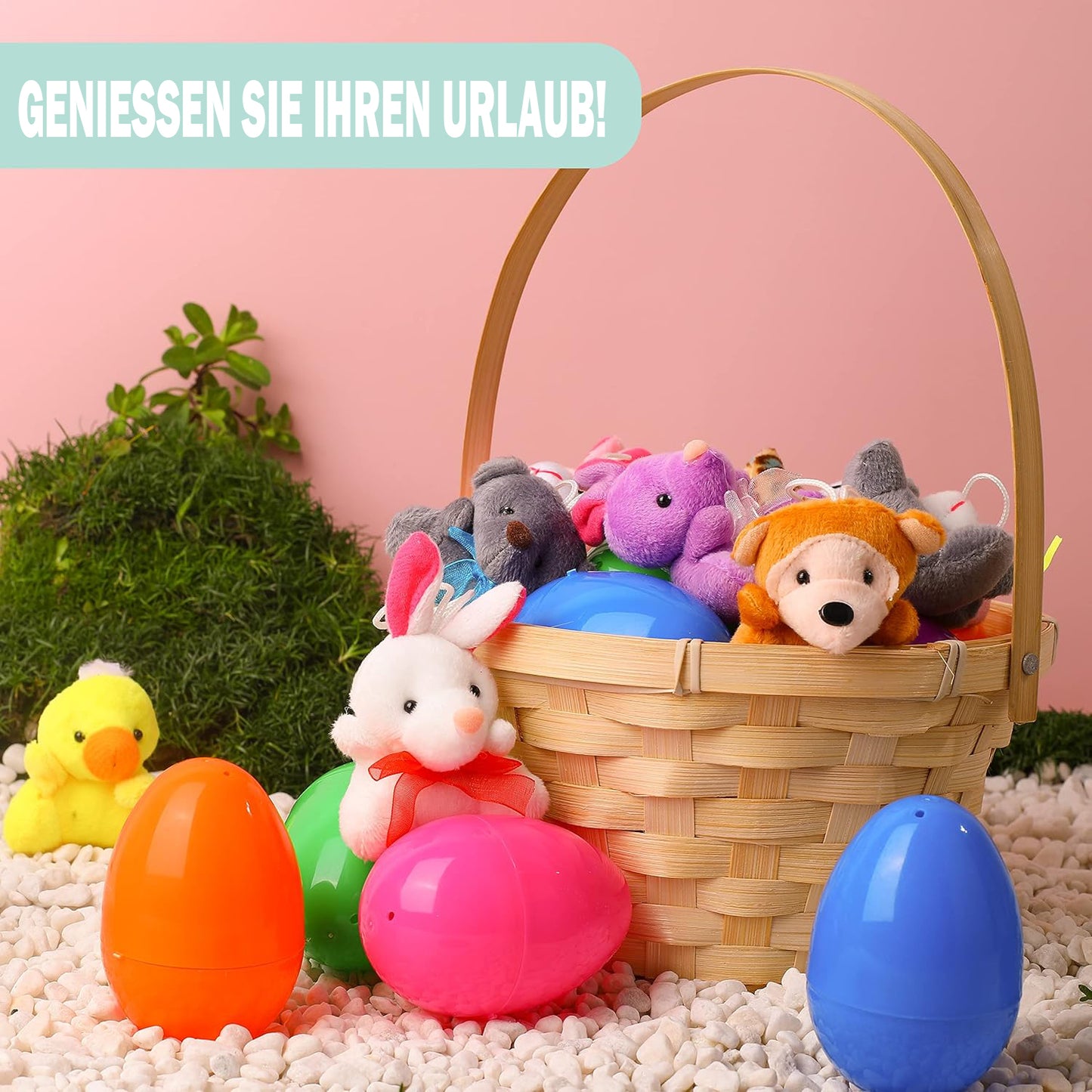 🐣Vorgefüllte Ostereier, gefüllt mit Plüschspielzeugtieren
