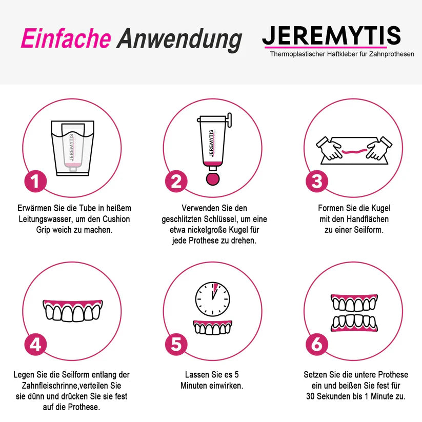 🦷[Offizieller Markenladen] JEREMYTIS™ Thermoplastisches Haftmittel für Zahnprothesen (✨Kaufe 2, erhalte 1 gratis🎁）