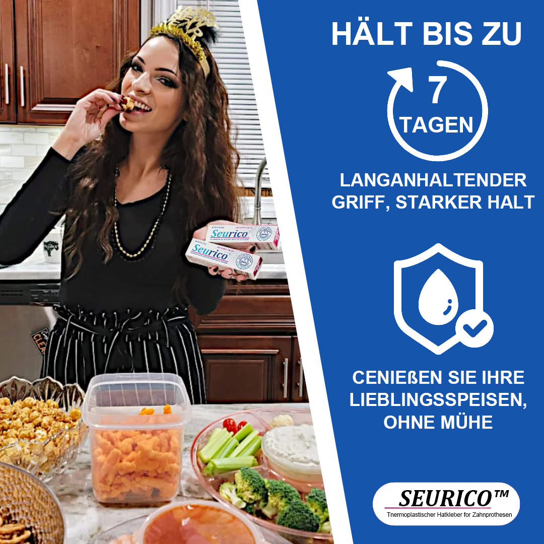 ✨[Offizieller Markenladen]Seurico™ Thermoplastisches Haftmittel für Zahnprothesen